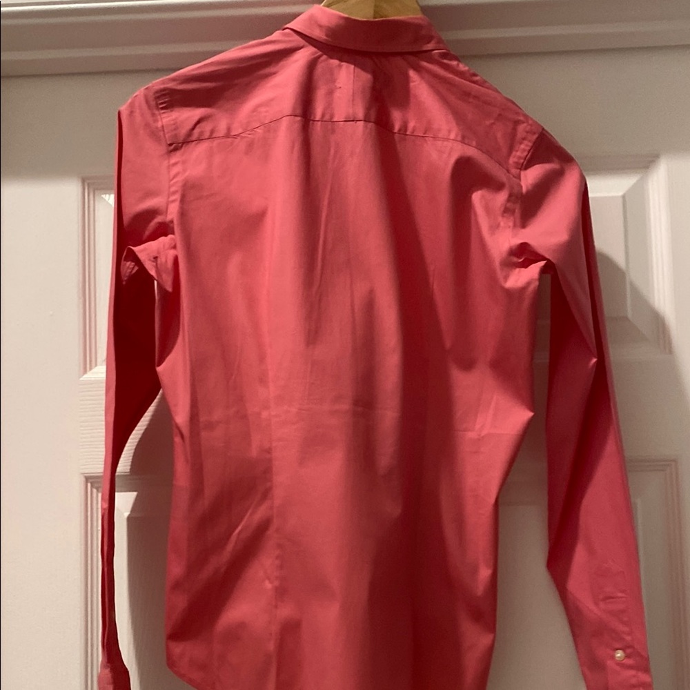 Ralph Lauren Pink Casual Button Down Shirt with Classic Collar - Picture 4 of 7